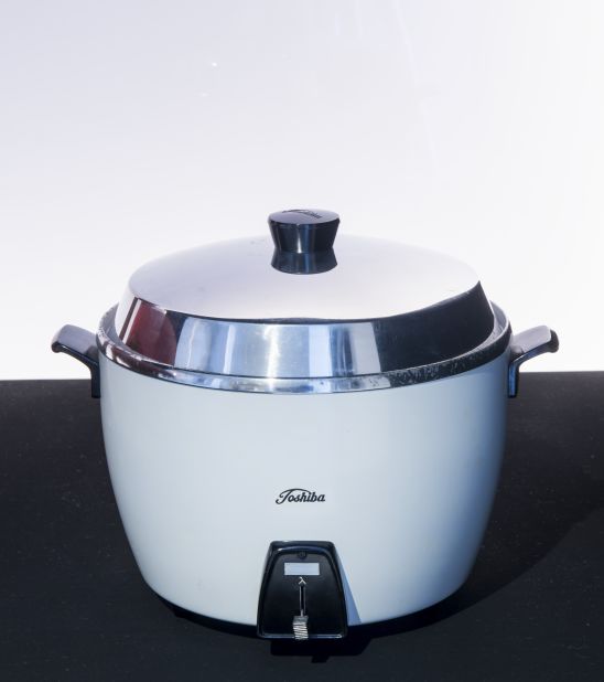 A rice cooker manufactured by Tokyo Shibaura Electric Co., Ltd. (Now Toshiba Corporation).