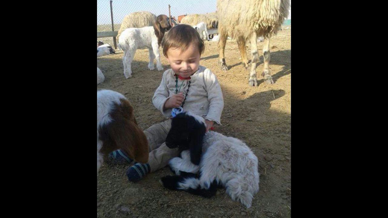 Dilbireen, a cheerful child, has a love of animals.