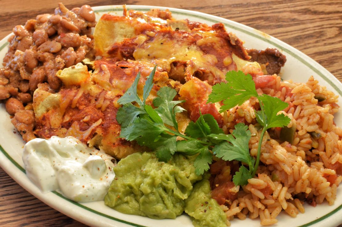 Mouth-watering enchiladas -- are you hungry yet?