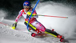 FLACHAU, AUSTRIA - JANUARY 10: Mikaela Shiffrin of USA competes during the Audi FIS Alpine Ski World Cup Women's Slalom on January 10, 2017 in Flachau, Austria (Photo by Christophe Pallot/Agence Zoom/Getty Images)