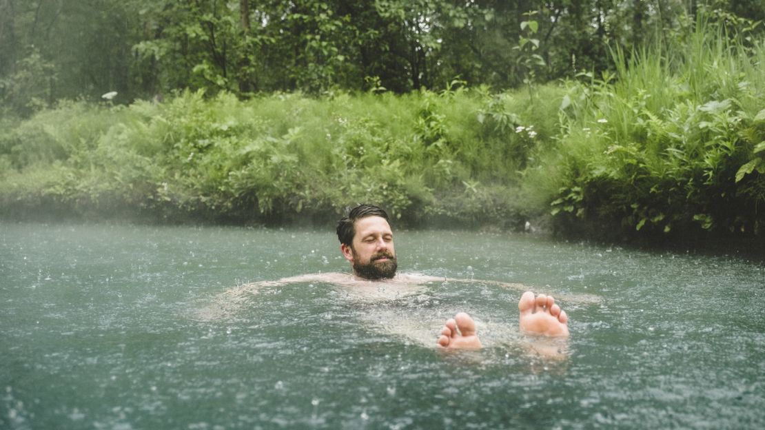 You can take a hiking detour to Liard River Hot Springs. 