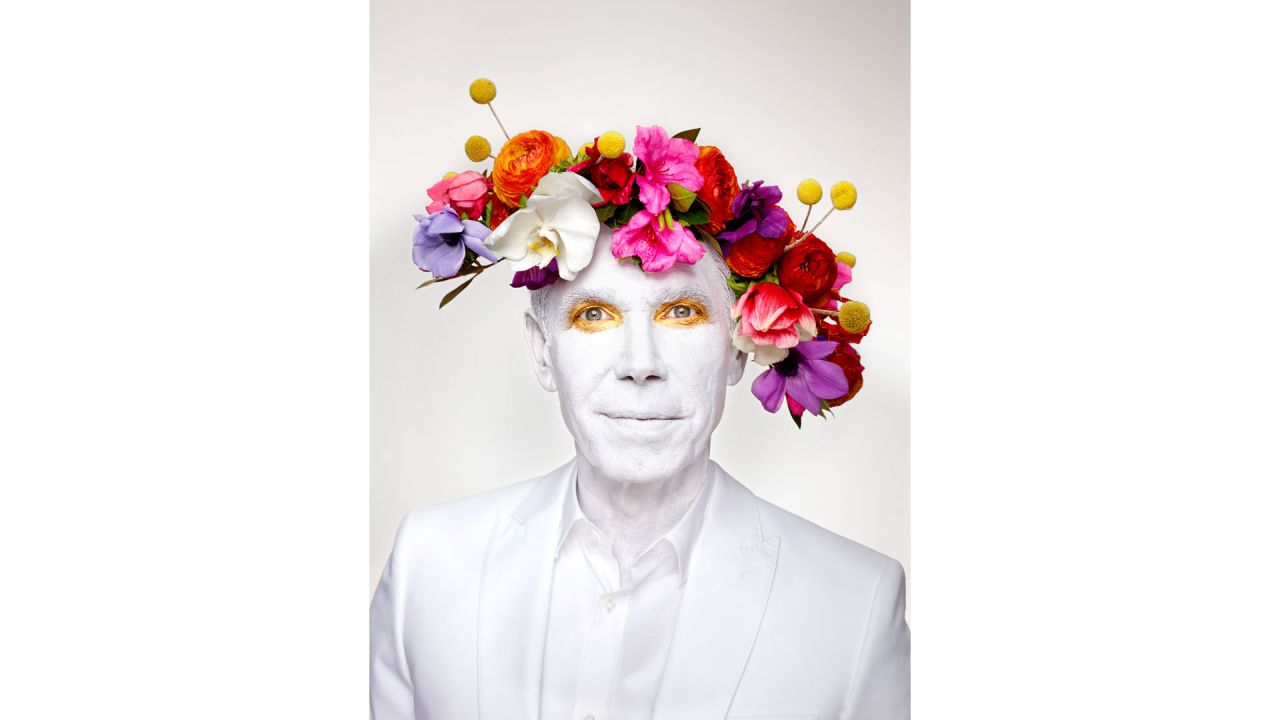 "I put a crown of flowers on (Jeff Koons') head, which is a picture I love... He's more controlled because images are part of his job and how he presents himself. He's very careful about his public image, so it took a lot of time to talk him into my ideas."