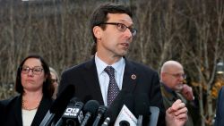 SEATTLE, WA - FEBRUARY 03: Washington state Attorney General Bob Ferguson speaks at a press conference outside U.S. District Court, Western Washington, on February 3, 2017 in Seattle, Washington. Ferguson filed a state lawsuit challenging key sections of President Trump's immigration Executive Order as illegal and unconstitutional. Solicitor General Noah Purcell, who will argue the state's Motion for Temporary Restraining Order seeking to halt key provisions of the Executive Order, will also be in attendance. (Photo by Karen Ducey/Getty Images)