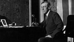Woodrow Wilson the 28th President of the United States of America in 1916. 