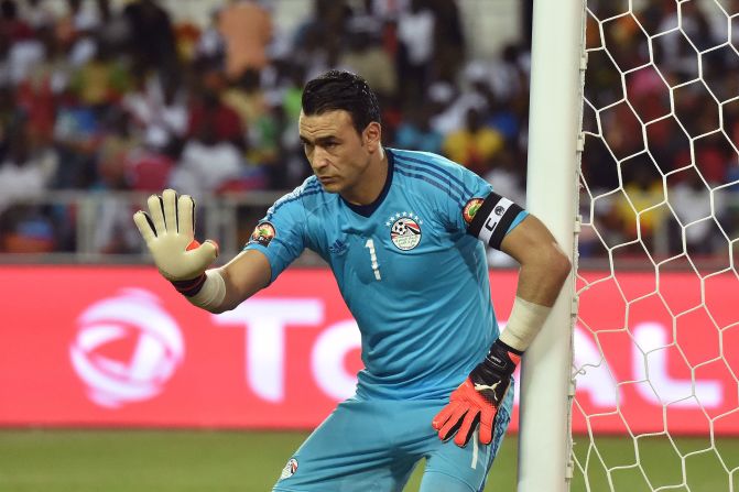 Egypt's 44-year-old goalkeeper Essam El-Hadary was hoping to win a fifth AFCON trophy -- more than any other player or country -- and had only conceded one goal all tournament.