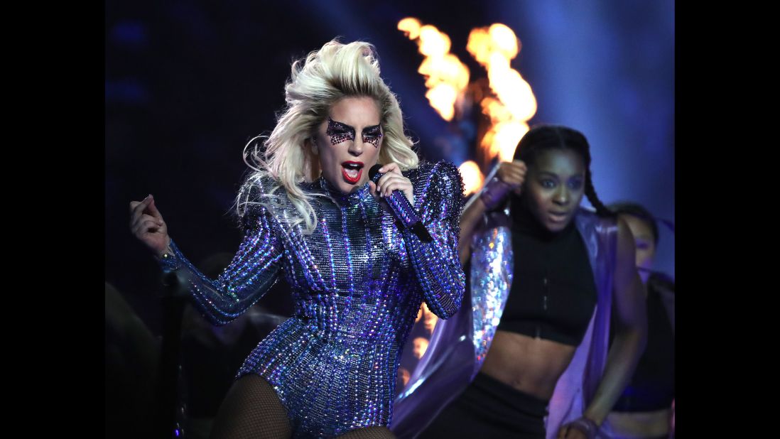 Gaga played several of her most popular songs, including "Poker Face," "Telephone," "Just Dance" and "Born This Way."