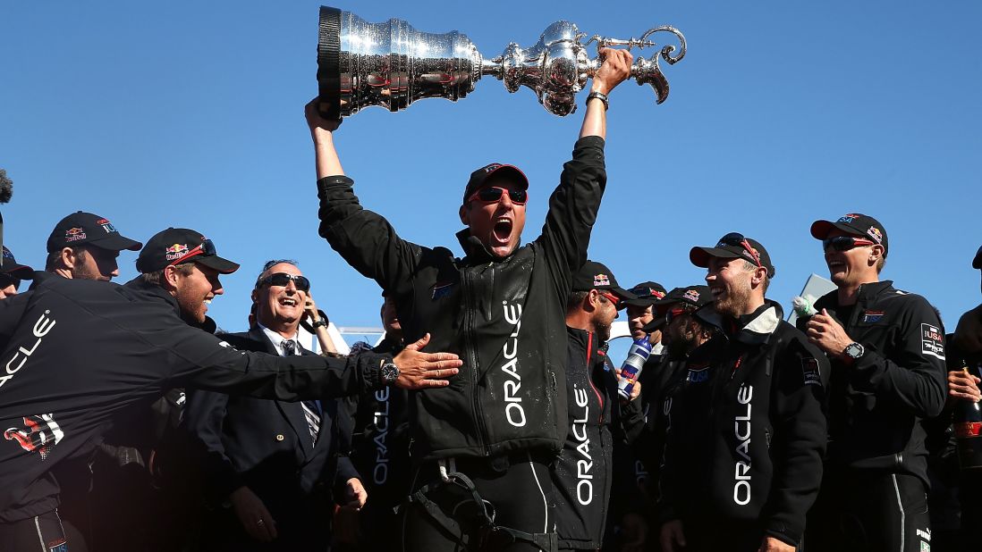 "We were staring down the barrel at 8-1, but the boys didn't even flinch," Oracle Team USA skipper James Spithill said after his team pulled off the most improbable of sailing comebacks. Emirates Team New Zealand had won all but one of the first nine races in the 2013 America's Cup. The Yanks stormed back to tie the competition before winning the final race to secure a 9-8 victory. 
