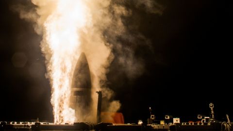 The USS John Paul Jones launches a ballistic missile interceptor on February 3, 2017, off Hawaii. A similar test conducted this week failed.