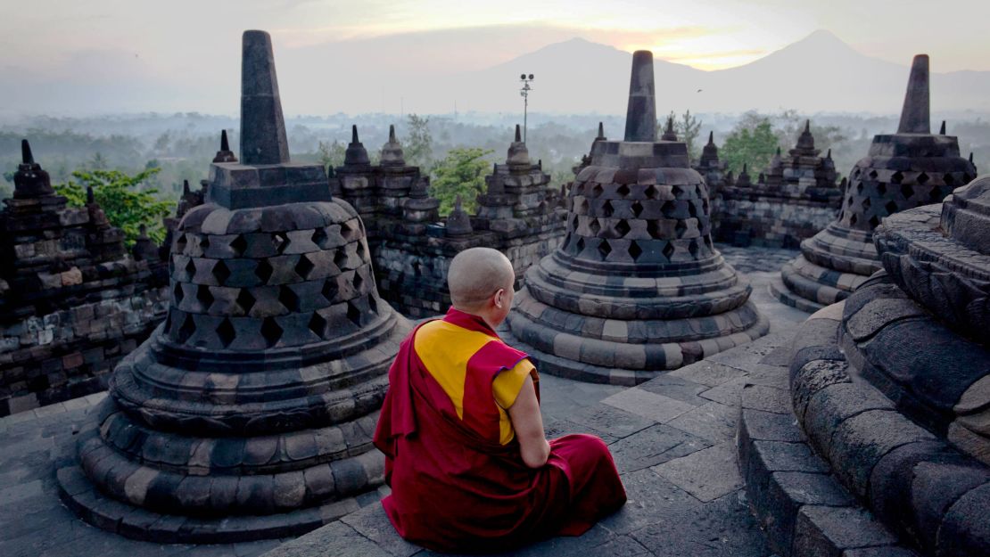 Breakfast among the Buddhas: Borobodur, Indonesia