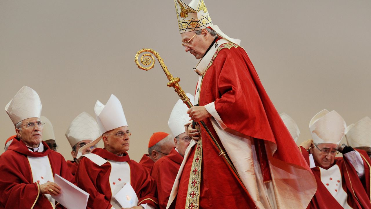 Cardinal George Pell officiates the opening mass of World Youth Day (WYD), in Sydney on July 15, 2008.