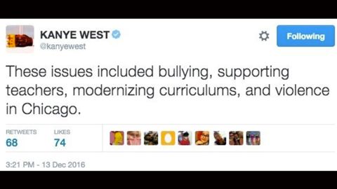 Kanye west deleted trump tweet 2