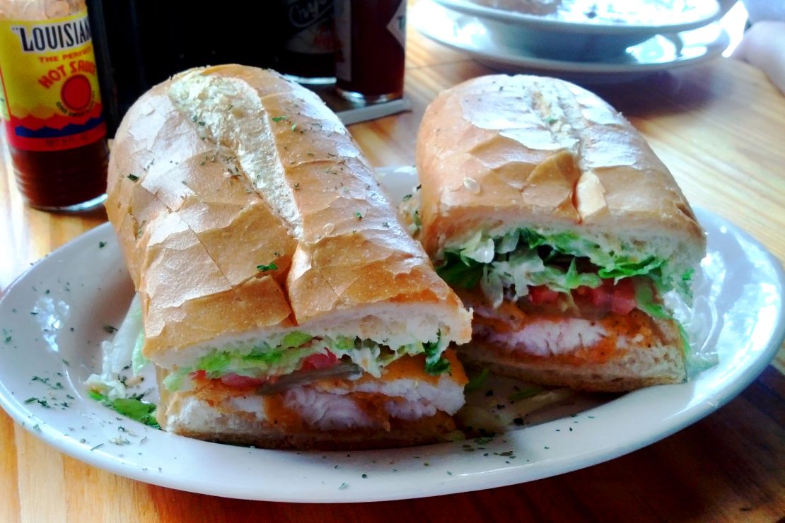 Po'boy -- the ultimate American sandwich.