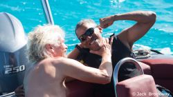 Obama Branson kitesurf challenge