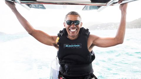 Obama kitesurf
