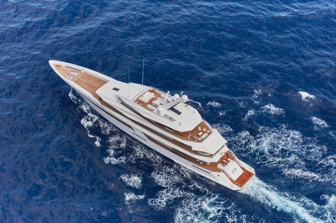 Boasting a glass-walled gym and hang-out space large enough for a basketball court, Feadship's Joy<em> </em>was compared by one judge to a "block of snow and ice that has been shaped by the wind."