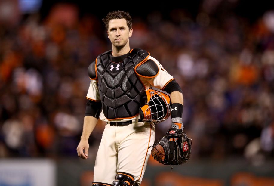 San Francisco Giants' catcher Buster Posey has called the pitches for three World Series championships, is a former NL Rookie of the Year, and a four-time All-Star with a career .307 batting average. In 2012 he was both the Comeback Player of the Year and NL Batting Champion. Halfway through an eight-year $159 million deal, Posey is deservedly baseball's highest-paid active catcher.