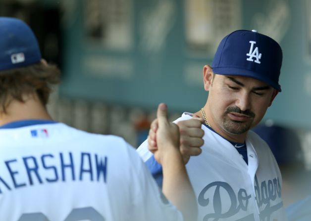 Los Angeles Dogers teammates  Adrian Gonzalez (right) and Clayton Kershaw both feature as top 20 Major League Baseball earners in 2017. Kershaw is one of 12 baseball players in history to sign a contract worth over $200 million. Topping the list is Miami Marlins outfielder Giancarlo Stanton, with a 13-year contact worth $325 million, the highest in sports. Stanton, however, will make $14.5 million in 2017, placing him 70th this year. <a href="index.php?page=&url=http%3A%2F%2Fwww.spotrac.com%2F" target="_blank" target="_blank">(Source: Spotrac)</a>.