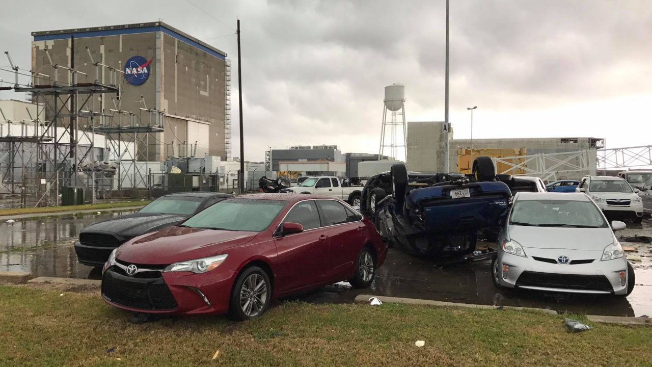 NASA's Michoud Assembly Facility in New Orleans was damaged in the storm.