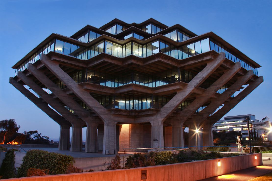 Geisel Library is named after Audrey and Theodor Seuss Geisel -- AKA Dr Seuss.