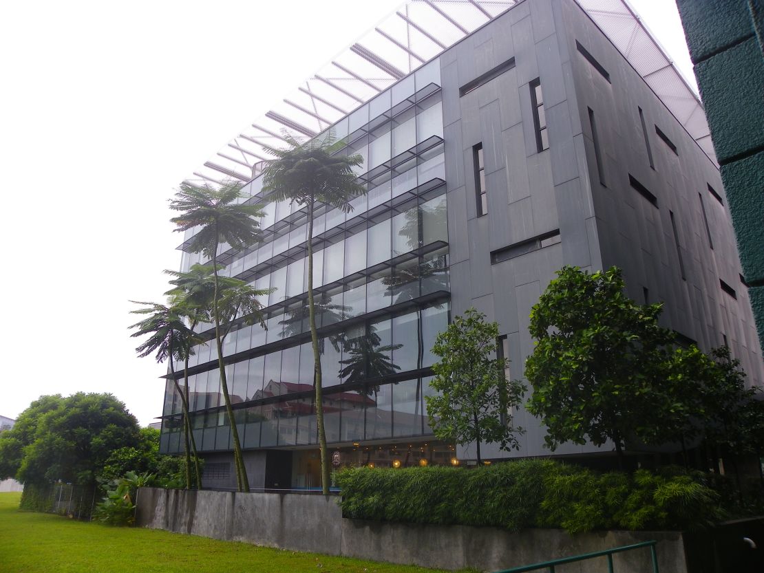 Bishan Library is designed to resemble a tree house.