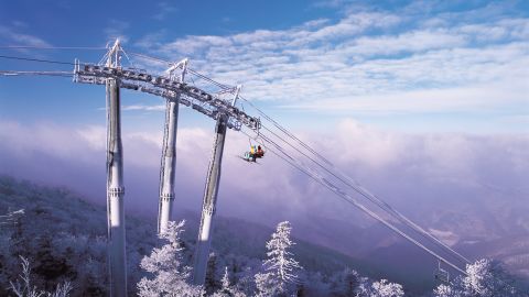 PYEONGCHANG, South Korea -- Yongpyong Ski Resort in Pyeongchang County, Gangwon Province, South Korea. Future site of 2018 PyeongChang Olympics. (Photo courtesy of Yongpyong Ski Resort)