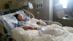 Martinez fought for her life after being diagnosed with flesh-eating bacteria.