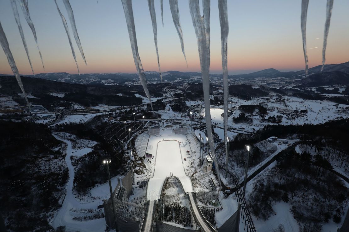 The Alpensia Ski Jumping Centre which is scheduled to host the ski jumping and nordic combined events.