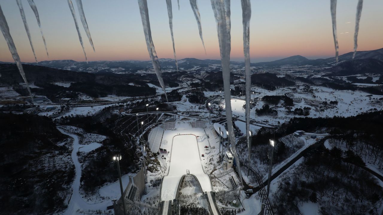 The Alpensia Ski Jumping Centre which is scheduled to host the ski jumping and nordic combined events.