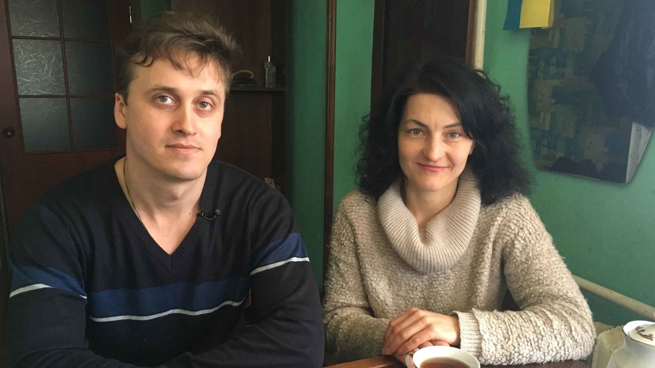 Oleksii and Svetlana Savkevich worry about the impact the war in Ukraine will have on their children.