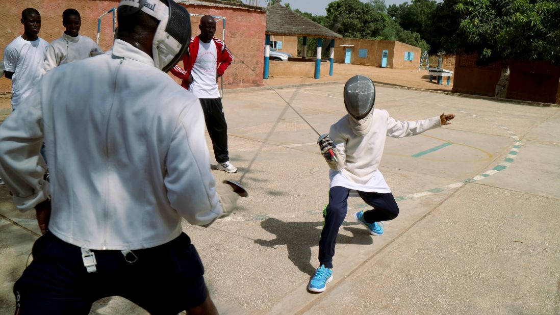 The West African country is experimenting with a<a href="http://edition.cnn.com/2016/10/03/africa/fencing-senegal-jailed-minors/"> new form of rehabilitation for juvenile prisoners and street children.</a> They are taught fencing in twice weekly classes to learn how to follow rules and regulations. <br /><br />It "offers them a unique way of experiencing incarceration differently," Hawa Ba, its program manger, told CNN in a previous interview.<br /><br />Pictured: Street children being taught to fence.