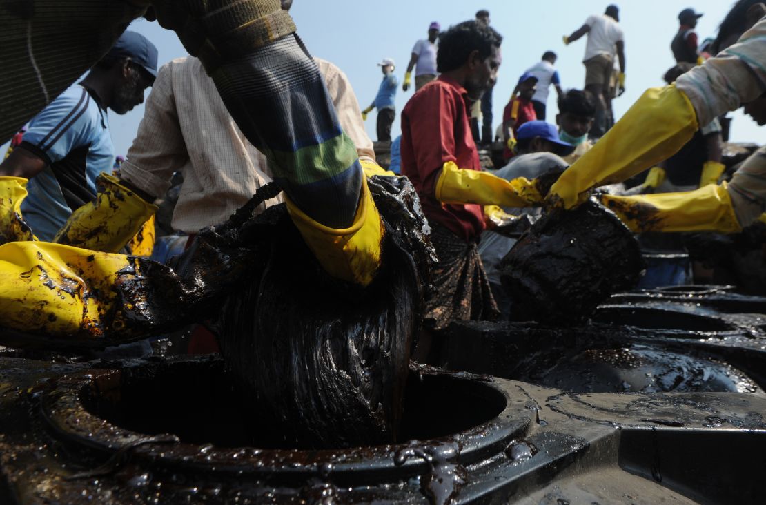 Unlike the thick crude oil spilled near Chennai, India after a tanker collision last February, the oil being transported by the SANCHI is colorless, ultra light crude oil. 
