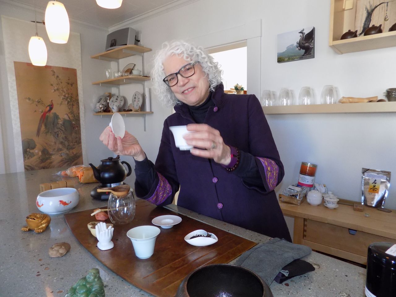 Tea House 278 in Bar Harbor, Maine serves teas from family-owned tea farms in China and Taiwan.