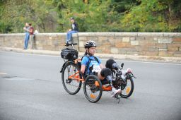 Martinez completed the Marine Corps Marathon in October.