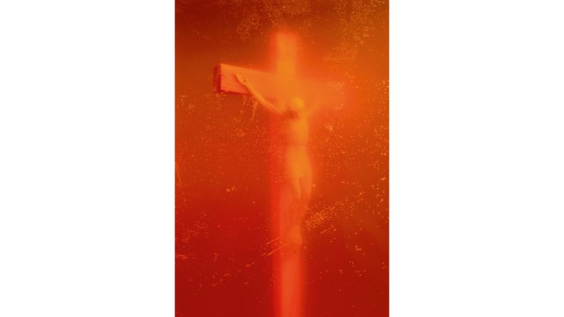 Andres Serrano's "Piss Christ" -- which sees a figure of Christ on the cross submerged in urine -- has been repeatedly vandalized by those who find it blasphemous. But in <a href="https://www.thamesandhudson.com/Art_Religion_in_the_21st_Century/9780500239315" target="_blank" target="_blank">"Art & Religion in the 21st Century,"</a> author Aaron Rosen says it could easily be read as a devotional image. <br /><br />"What better way to meditate on the torments and degradation of Christ -- both in his time and ours -- than to see his form submerged in urine?" he writes. 
