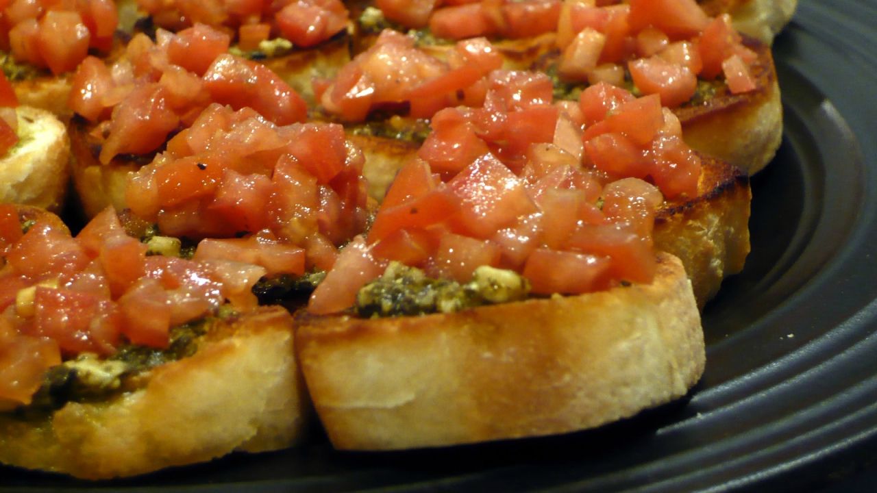 Bruschetta dates to the 15th century.