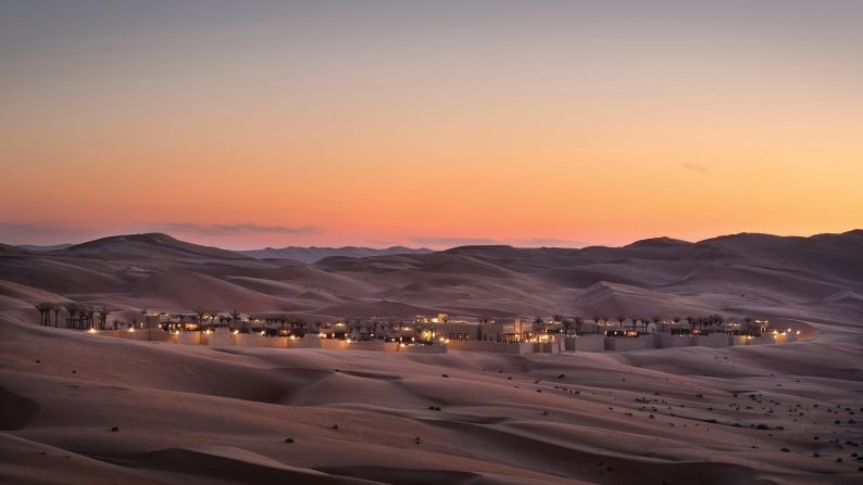 <strong>Qasr Al Sarab by Anantara, Abu Dhabi:</strong> Perched at the edge of the Empty Quarter, the world's largest uninterrupted sand desert, the Qasr Al Sarab resort is as far-flung and remote as it gets.