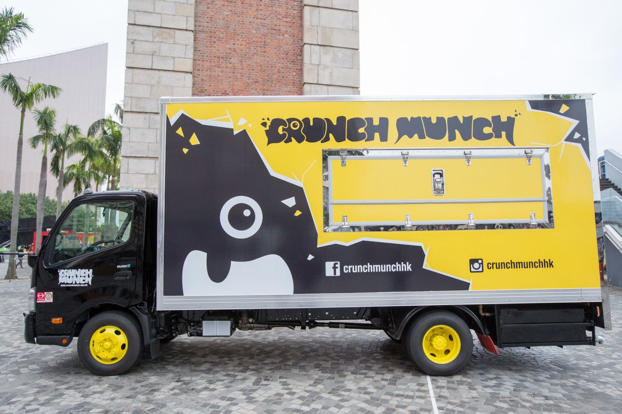<strong>Crunch Munch: </strong>Before the pilot scheme, food trucks in Hong Kong only made temporary appearances at private events.  