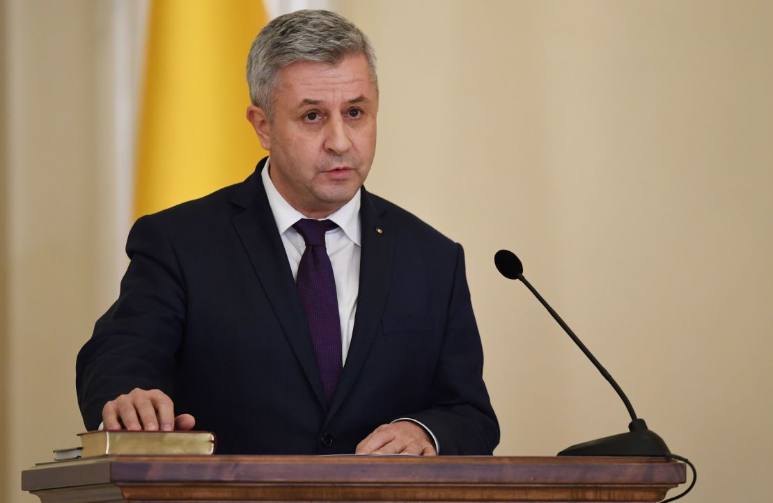 Romania's Justice Minister Florin Iordache resigned on Thursday.