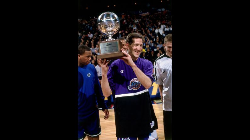 <strong>Lowest score to win:</strong> Utah's Jeff Hornacek won his second 3-point title in 2000, but he didn't have his best performance. The current coach of the New York Knicks only scored 13 points in the final round that year.