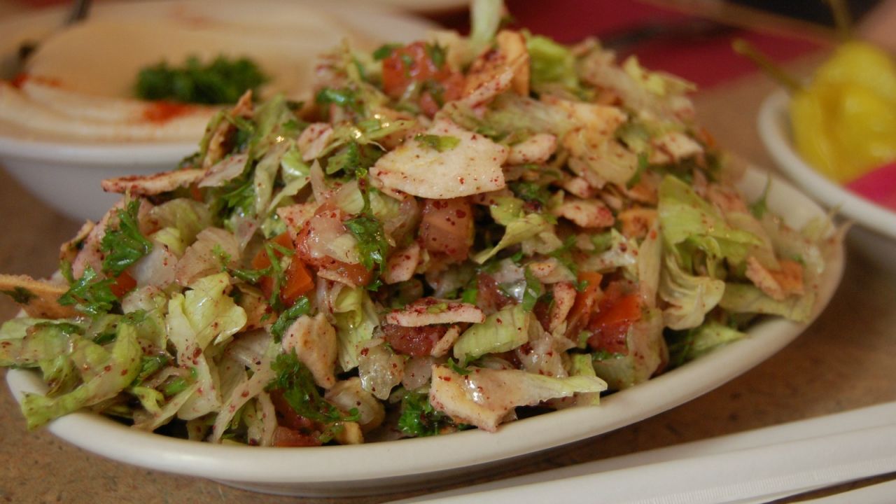 Fattoush: simple ingredients, magical combination.