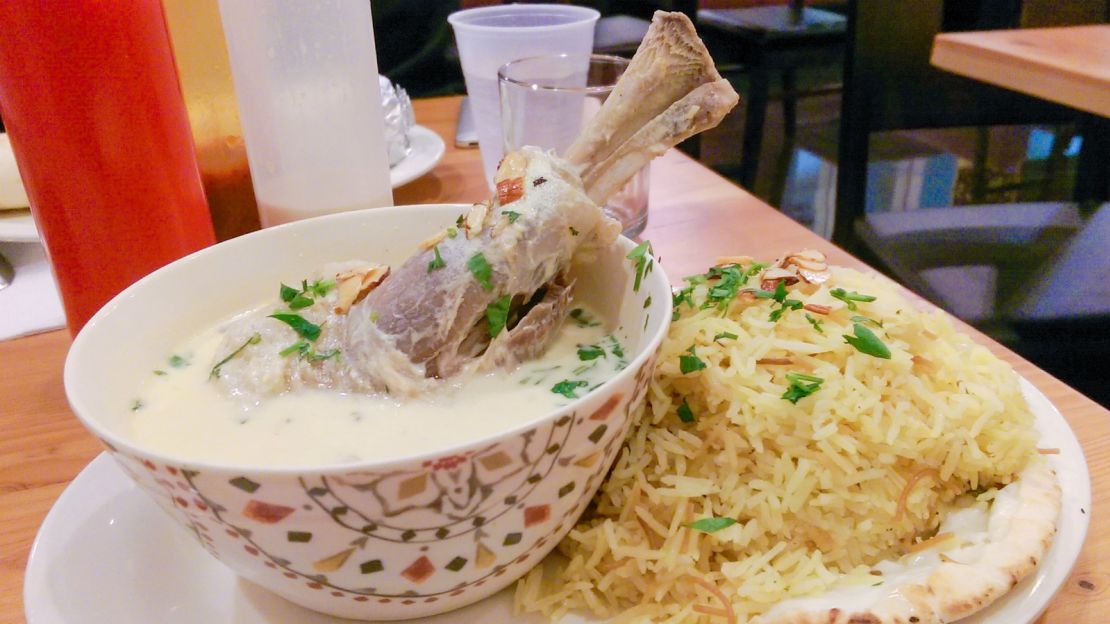 Mansaf is practically the national dish of Jordan.