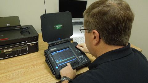 Mesis utilizes specialized detection equipment that he says makes sweeping a "niche field."