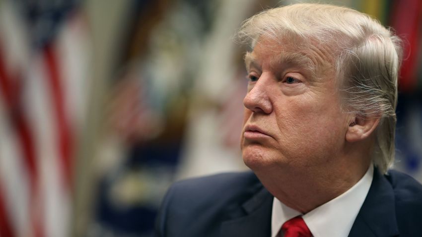 WASHINGTON, DC - JANUARY 30: U.S. President Donald Trump delivers remarks at the beginning of a meeting with small business people in the Roosevelt Room at the White House January 30, 2017 in Washington, DC. During the meeting, Trump said he will announce his 'unbelievably highly respected' pick to replace the late Supreme Court Antonin Scalia on Tuesday evening. (Photo by Chip Somodevilla/Getty Images)