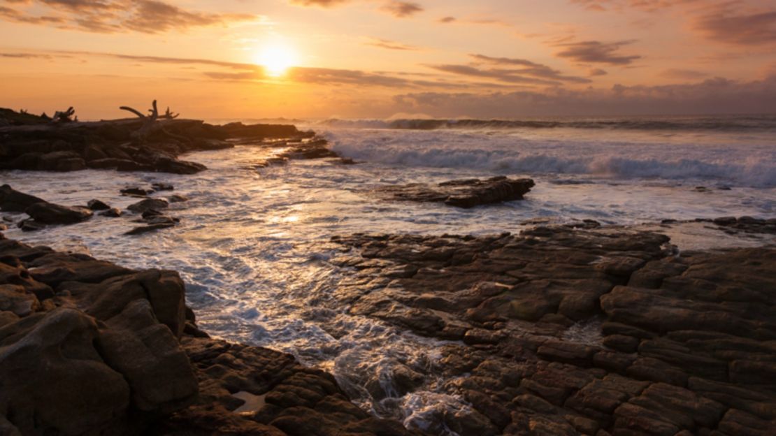 Explore the rock pools at dusk.