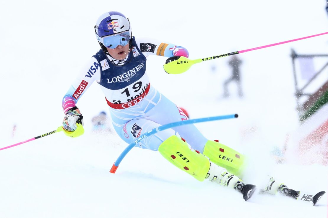 Lindsey Vonn is favorite for Sunday's downhill in St. Moritz.