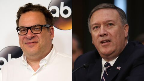 Jeff Garlin Mike Pompeo split