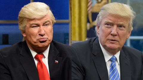 Is it Baldwin on the left, or Trump on the right...?