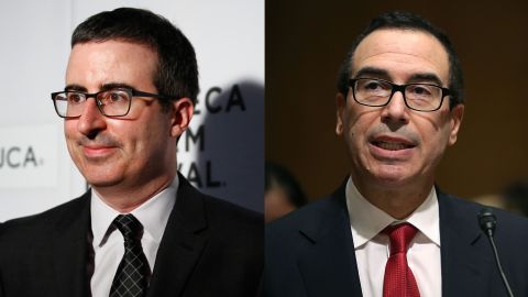 John Oliver Steve Mnuchin split