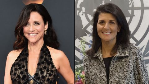 Julia Louis-Dreyfus Nikki Haley split