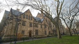 Calhoun College part of Yale University built in 1933, in collegiate gothic style architecture.